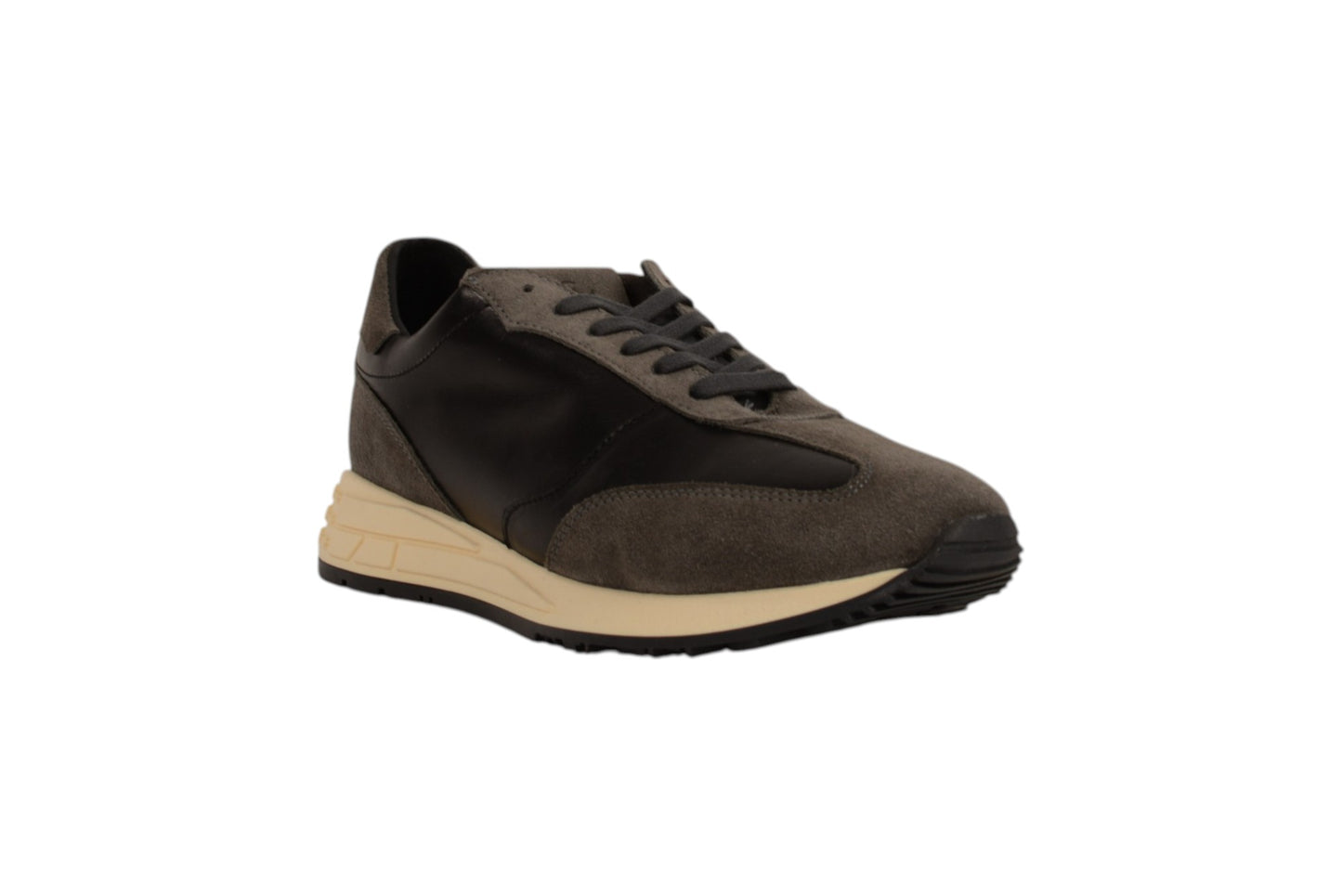 2103 GAMUZA GRIS VITELLO NEGRO