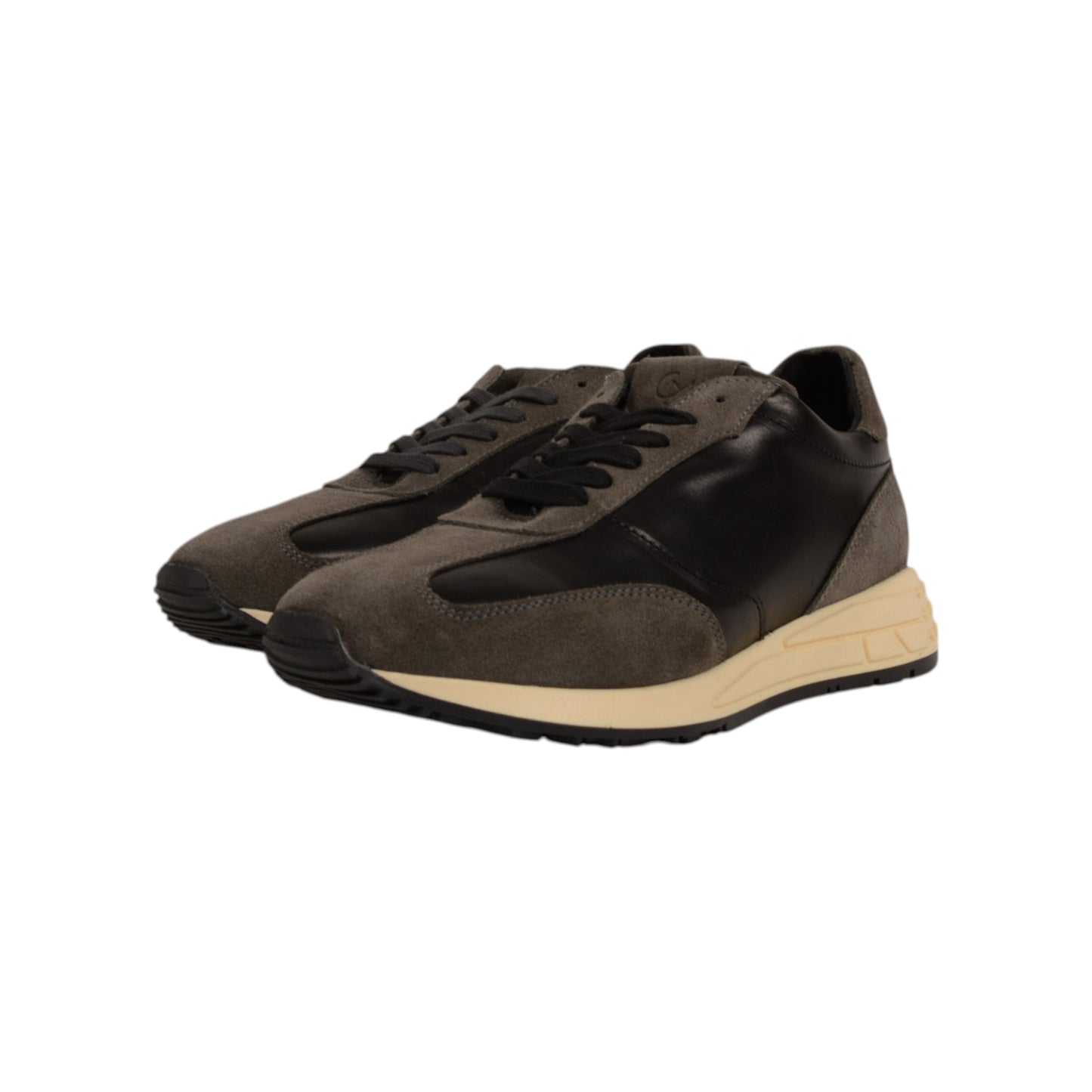 2103 GAMUZA GRIS VITELLO NEGRO