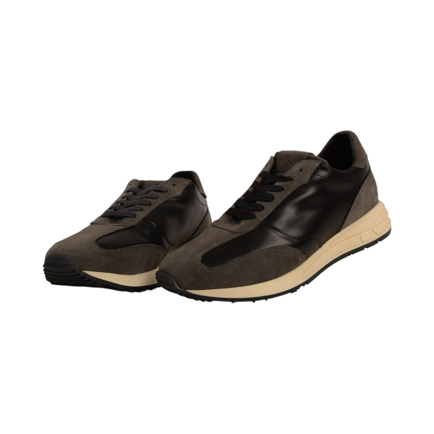 2103 GAMUZA GRIS VITELLO NEGRO