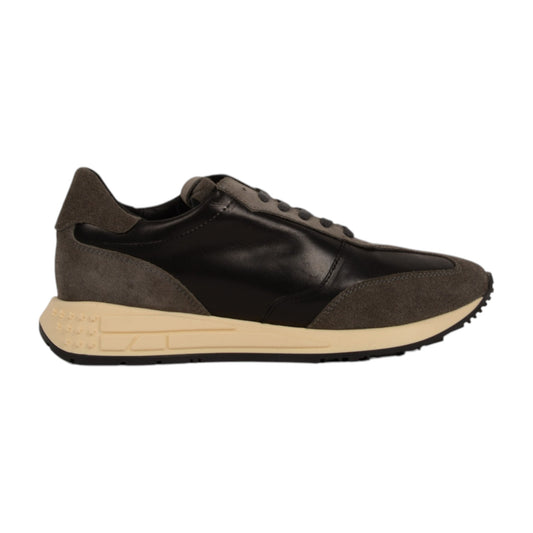 2103 GAMUZA GRIS VITELLO NEGRO