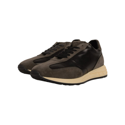 2103 GAMUZA GRIS VITELLO NEGRO
