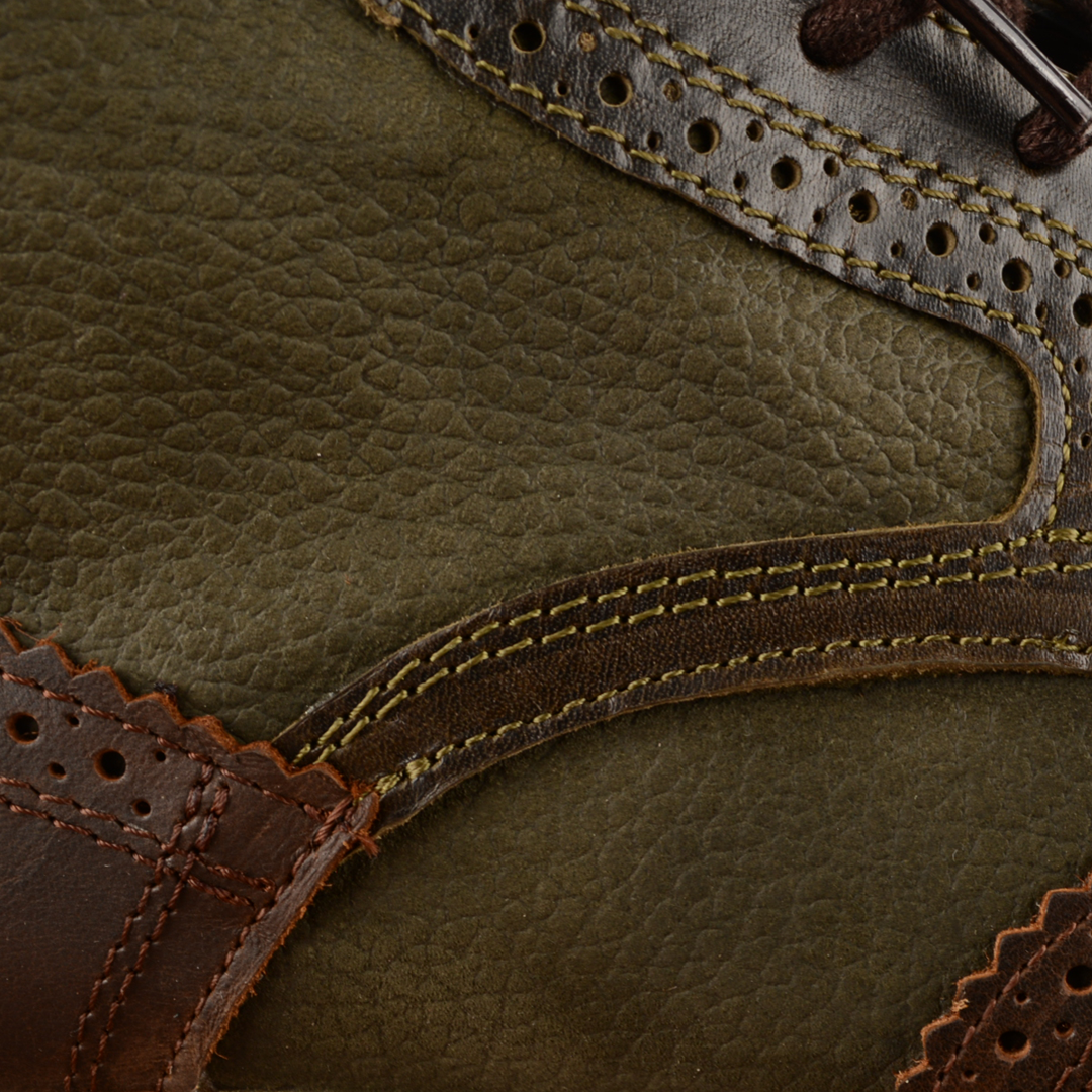 7302 BOTA MORO CAFÉ- NOBUCK VERDE