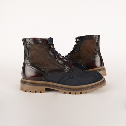 7302 BOTA NOBUCK AZUL